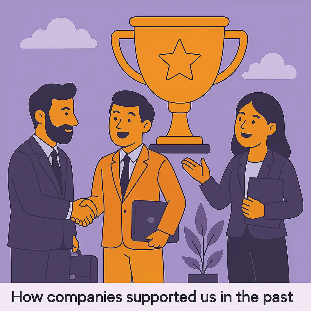 How companies supported us in the past
